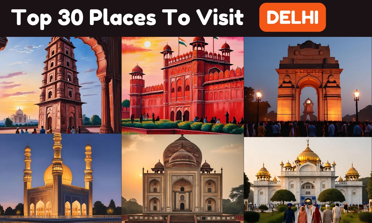 Top 30 Places to Visit in Delhi